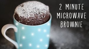 2 Minute Microwave Brownies in a Mug!